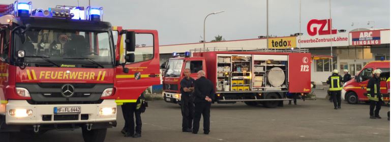 Löschgruppe Bahnhof übt Gefahrgutunfall