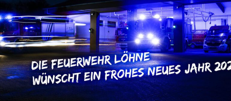Silvestergruss Feuerwehr Löhne