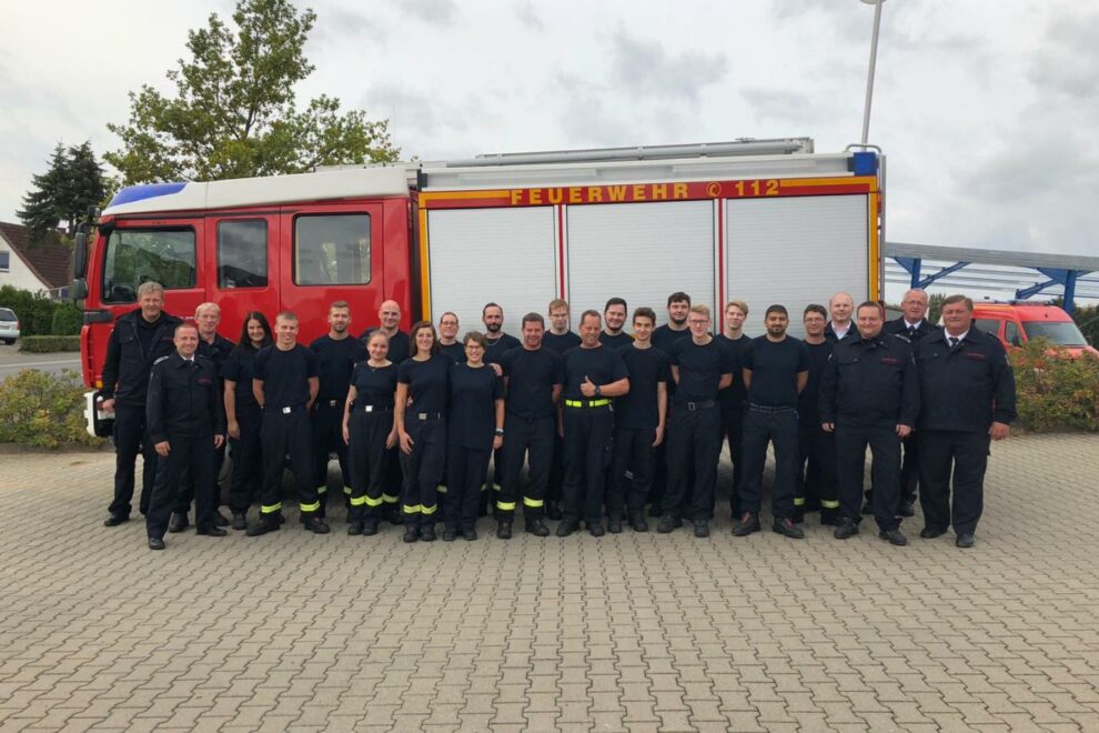 Feuerwehr Loehne Kirchlengern Grundausbildung 2018 1