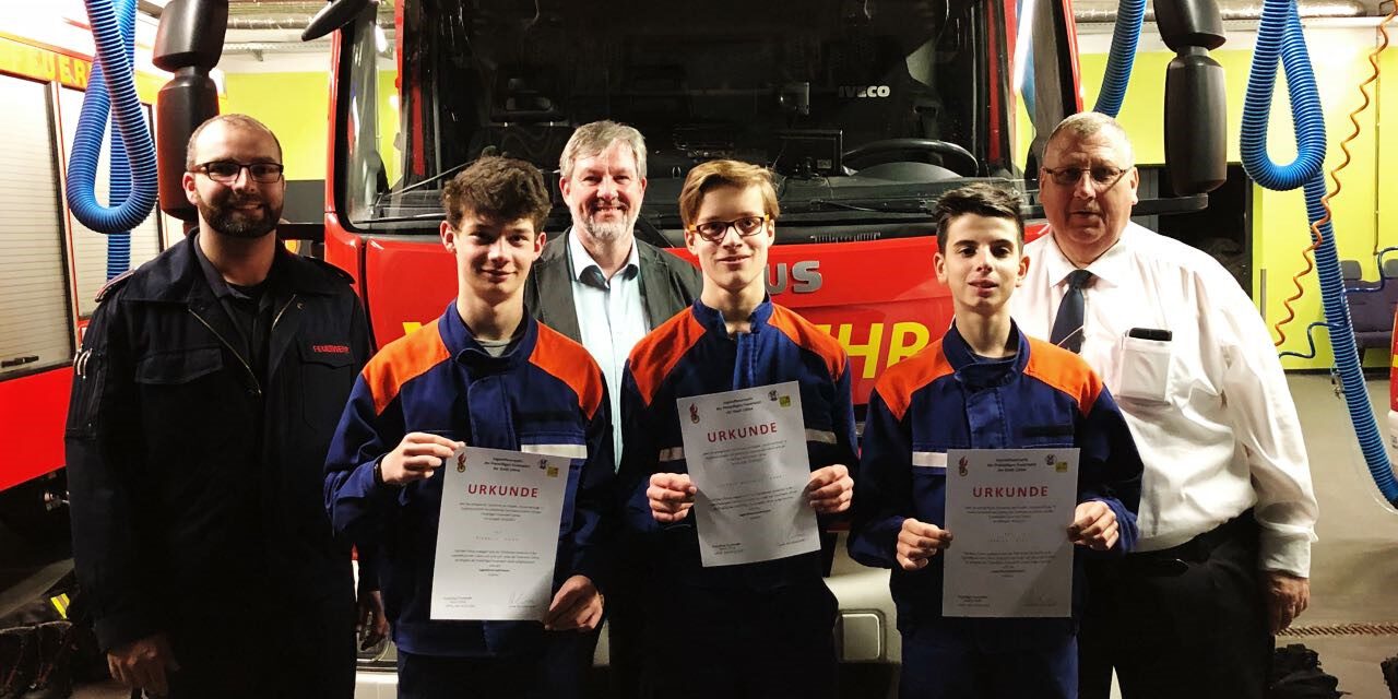 Jugendfeuerwehr Loehne Waechst