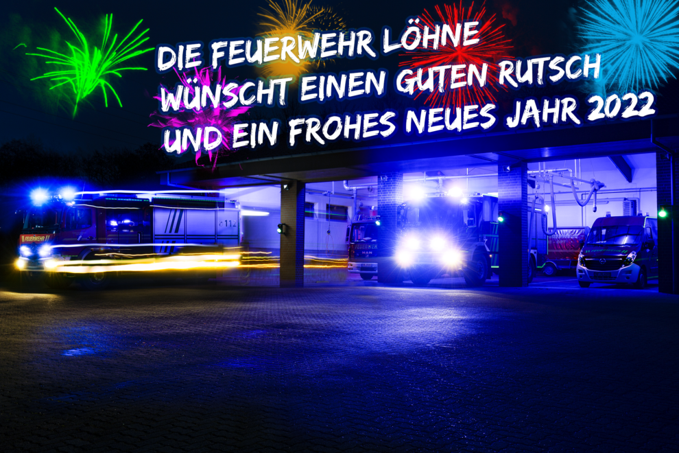 Feuerwehr Loehne Silvester 2022