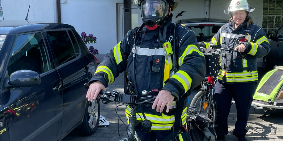 Feuerwehr Loehne Faehrt Rad 2022